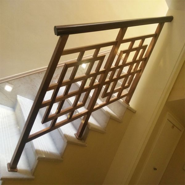 Customized Modern Aluminum Stair Handrail 3 Rail Outdoor Fence 316Lss