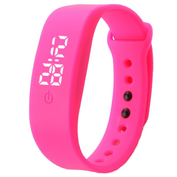 Promotional LED silicone watch Silicone logo customized colorful