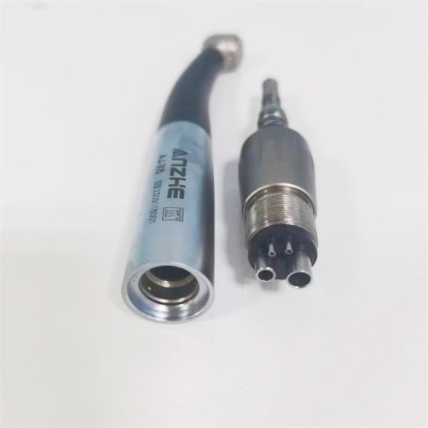 Porte-pièce dentaire en fibre optique avec connecteur rapide 4 Turbine à air dentaire à pulvérisation d'eau