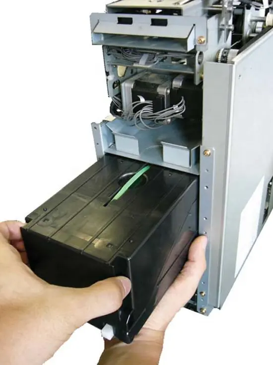 FUJITSU F53 F56 KD03234-C520 Bill Dispenser Cash Cassette KD02881-Y525 CASSETTE FRONT PRESSURE PLATE 38038445