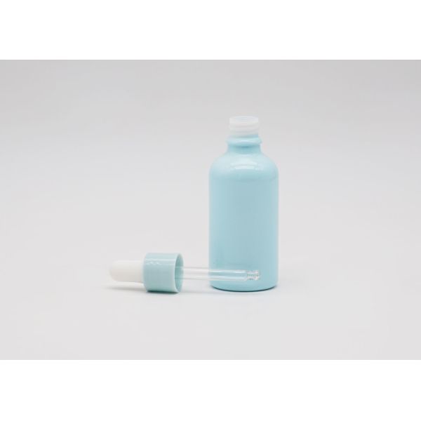 Бутылка масла капельницы 30ml духов пластиковой трубки пипетки голубая