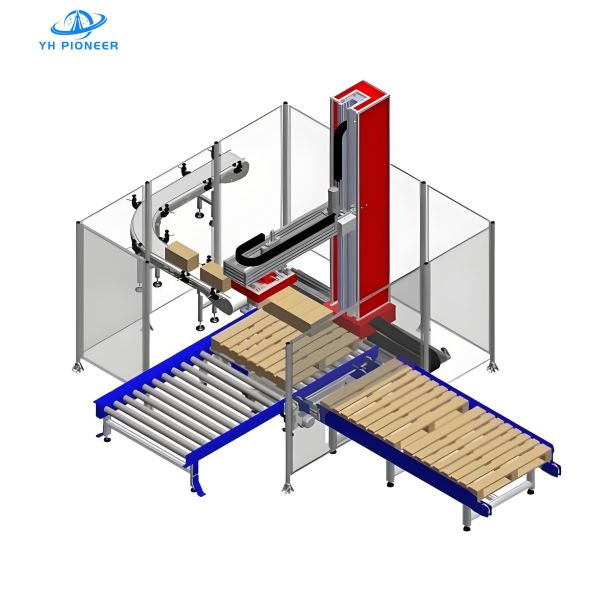 High Automation And Low Maintenance Single Column Palletizing With 100kg Arm Burden For Diverse Industry Applications