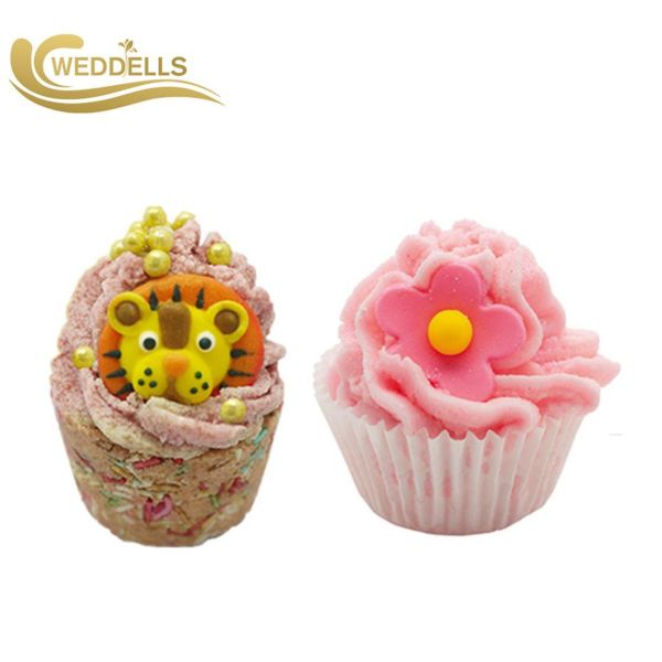 Cake Shape Colorant Custom Bath Bombs Green Tea Scent  / Soap And Glory Bath Bomb Set