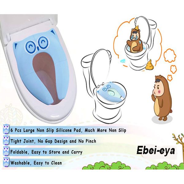AMAZON FBA Plastic Foldable Baby Toilet Seat , Folding Toilet Seat