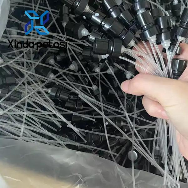 Bomba de névoa fina pulverizador 0,13cc pulverizadores bomba 15mm grande atomizador de alumínio Crimp