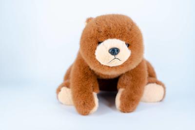Cute Plush Bear Soft Toy Creative Small Brown Bear Stuffed Animal CPC CE UKCA Standard