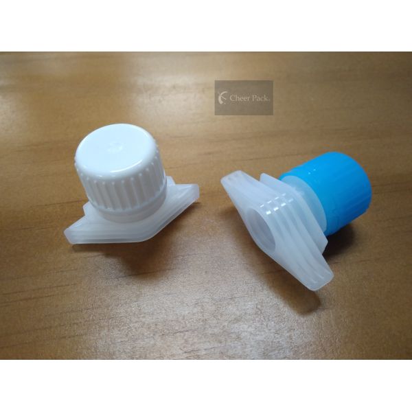 El tipo antirrobo canalón plástico del anillo capsula la categoría alimenticia con el color blanco