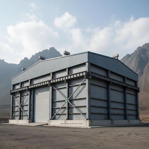 Heavy Duty Steel Structure with 50+ Years Lifespan Solid H-shape Steel Beam and 50 Tons Load Capacity