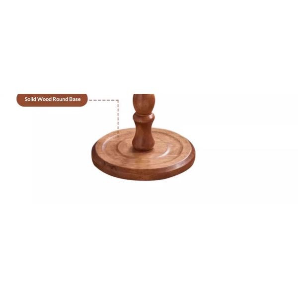 Solid Wood Living Room Table Coffee Table Small Space Mobile Creative Stand Flower Rack Sofa Side Table for Home Coffee Shop