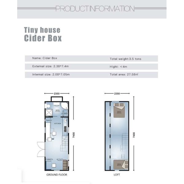 AS/NZS/US Standard Light Steel Prefab Tiny House On Wheels Модульный домашний комплект