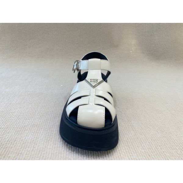 Black White Designer Platform Sandals US 5- US 10 Flat Platform Sandals