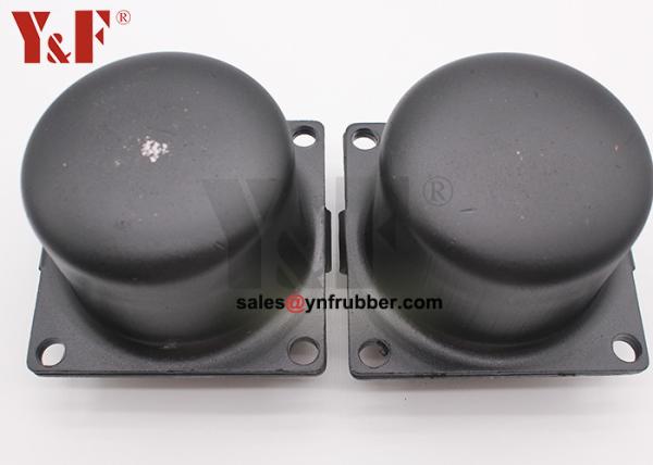 Excavator Rubber Bump Stops Black Shock Absorber Mount Set SGS