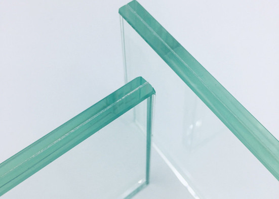 Decorative Clear Laminated Safety Glass , 0.76PVB+6mm Glass Tempered Glass