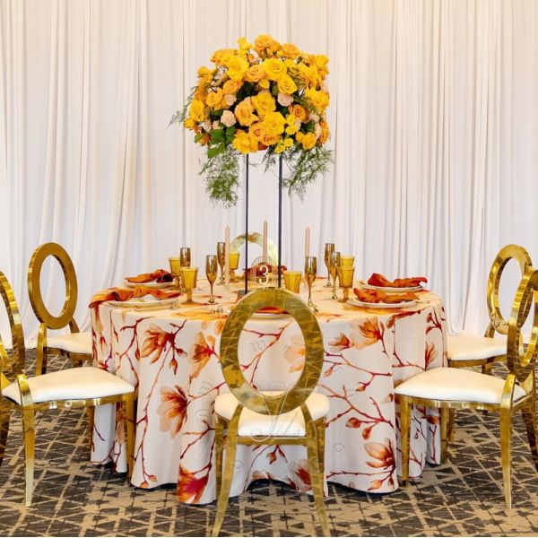 Modern Gold Chiavari Louis Chairs Hole Back Velvet Wedding Dining Living Room Outdoor Home Hotel Stylish Metal Restaurants