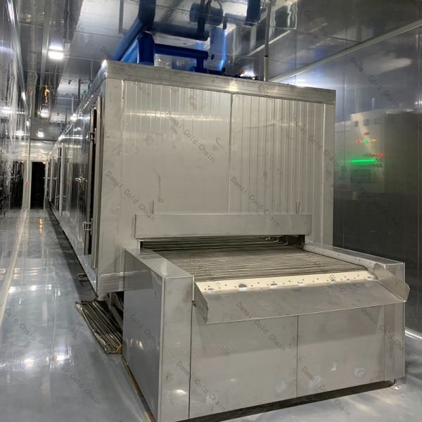 Energy Saving Quick Tunnel Freezer Split Type IQF Freezer For Rapid Freezing