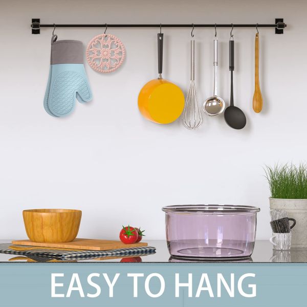 Silicone Heat Resistant Oven Mitts And Pot Holders Sets BBQ Baking Gloves Silicone Kitchen Household Utensil Tools