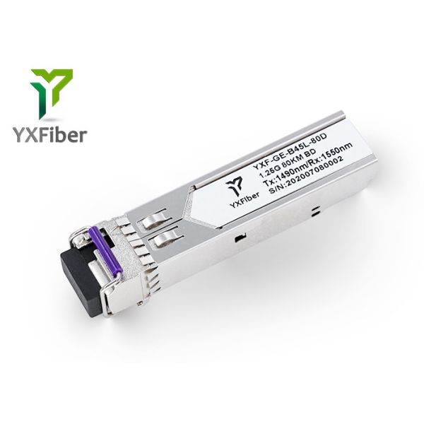 модуль приемопередатчика оптического волокна 1.25Г БИДИ 80км 1490нм/1550нм СФП