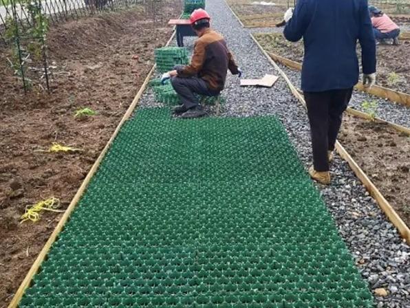 Upgrade Your Outdoor Space with 500*500*50 Plastic Honeycomb Gravel Grass Grid Pavers