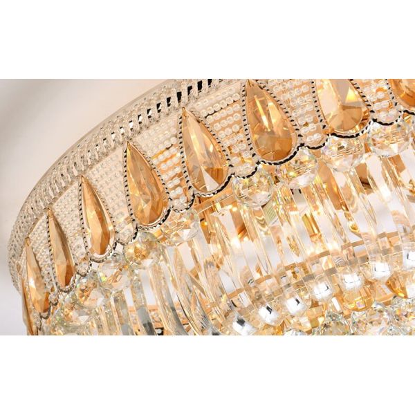 Wholesale Luxury Modern LED Crystal Ceiling Light for Living Dining Room