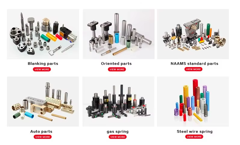 Flat Injection Mold Parts Ejector Pin Sleeve Nitriding SKD61 SKH51 DIN