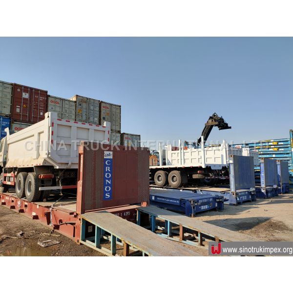 U Type Howo Dump Truck 371 20Cbm Six Wheel Dump Truck