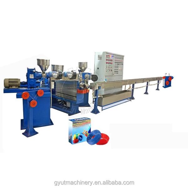 30kw Motor Power Red Copper Wire Extrusion Machines for Electric Wire Cable Production