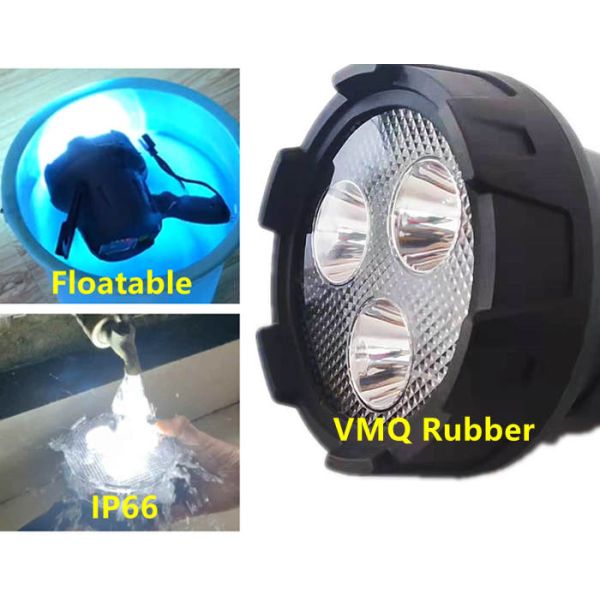 1500 Lumens IP66 Rechargeable 600M Long Range Led Torch Light With Stand