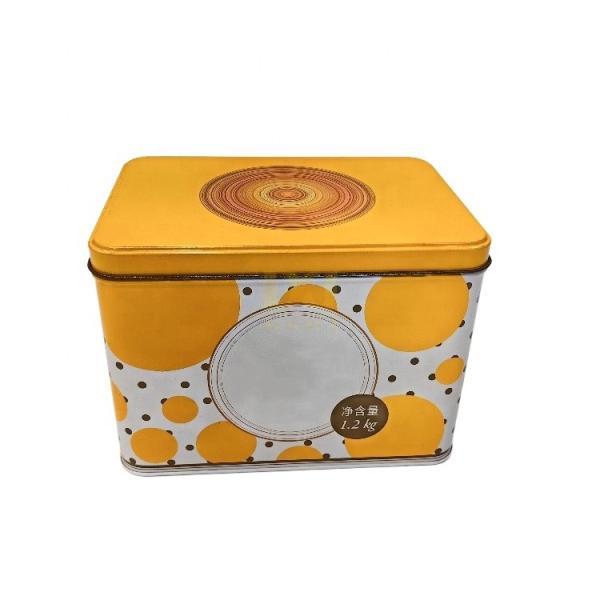 DADI Biscuit Tin Box Wedding Candy Metal Packaging Tins Themed Printing And UV Coating