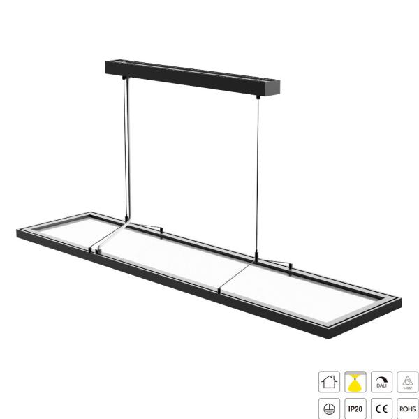 50W 60W IP20 5years Warranty LED Panel Pendant Light For Offices Meeting Room