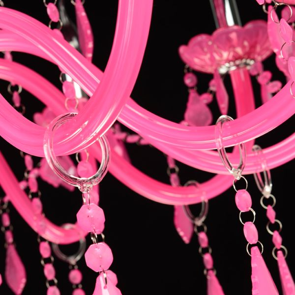 Pink Crystal Chandelier Low Price For Bar Foyer Living room Decor ( WH-CY-22)