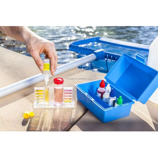 High Accuracy Pool Test Kit with OEM Customized Support and Easy Cleaning for Spa & Swimming Water Quality Testing