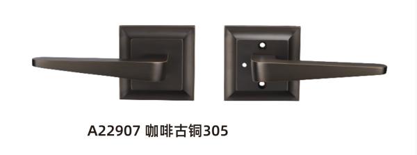 Home American Door Handles Heavy Duty Door Lever With Single Cylinder Lock