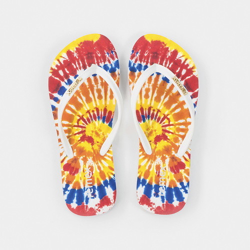 Reusable Tie Dye Flip Flop , PE Sole Ladies Flip Flops Size 8