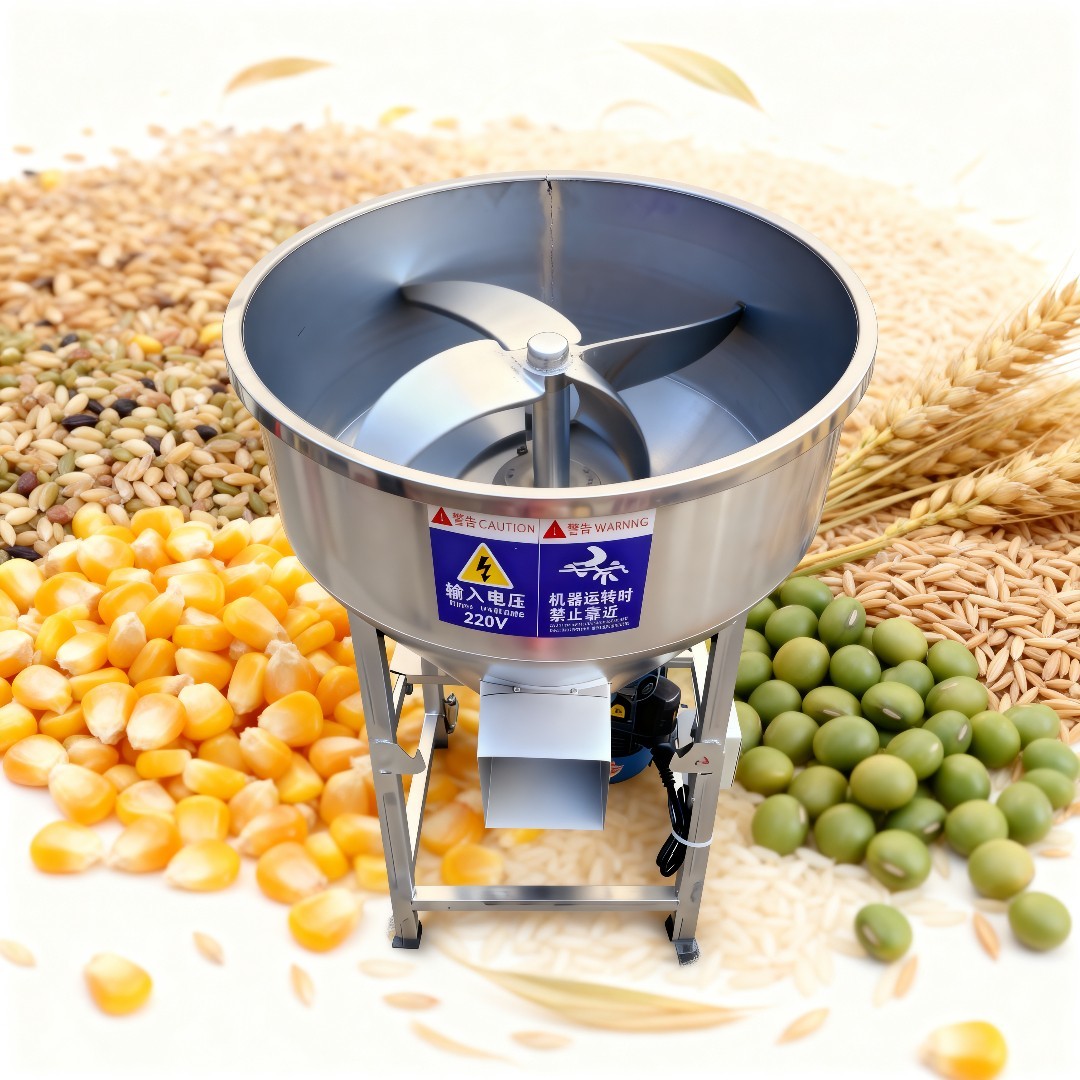 Stainless Steel Poultry Farming Animal Feed Mixer 150KG Capacity 2.2 KW