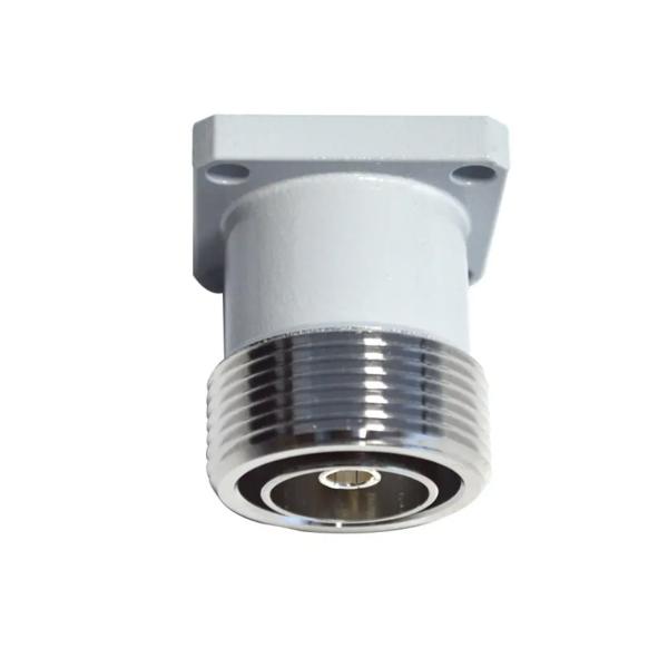 Rf Coaxial Connector 7/16 Din Female Flange Adapter