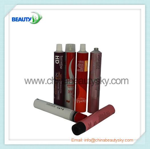 Cosmetic packaging Tubes  Empty Aluminum Collapsible Tube for Hair Color Cream, Body care with Sealed tip, 100ml