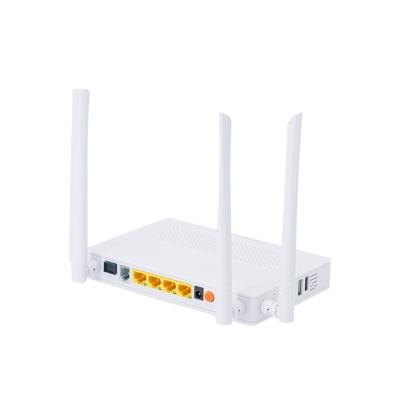 Do ABS sem fio do router de 2USB 4GE GPON ONU WiFi entrada plástica da casa VoIP
