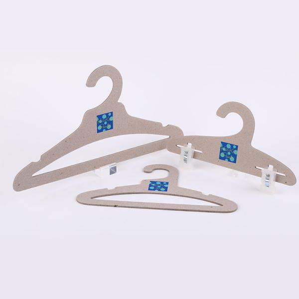 Kraft Cardboard Clothes Hangers 3mm 17'' Custom Logo Eco Recyclable Paper