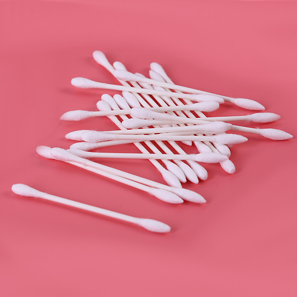 Double Ended Biodegradable Cotton Swabs Sterilizaed Packaging Flexible