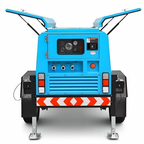 Diesel Engine Generator Set Weatherproof and Corrosion Resistant Trailer Mounted Diesel Generator