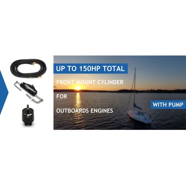 Marine Outboard Hydraulic Steering Kit For Boats Up To 150HP Outboard Engines Winibo ZA0300