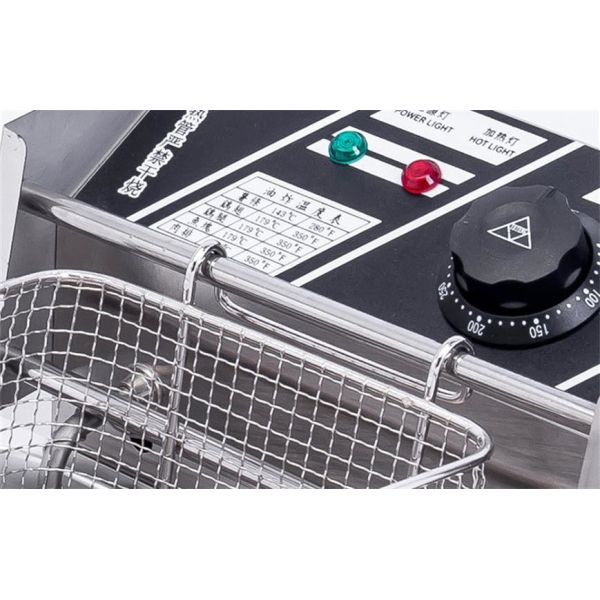 Вертикальный Fryer газа нержавеющей стали 18L с регулятором температуры