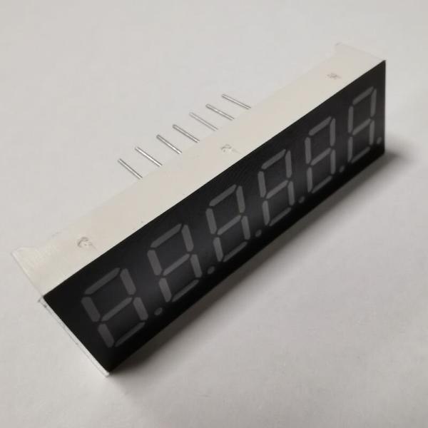 超明るい赤色 7セグメント LEDディスプレイ 6桁 0.36インチ 共通アノード