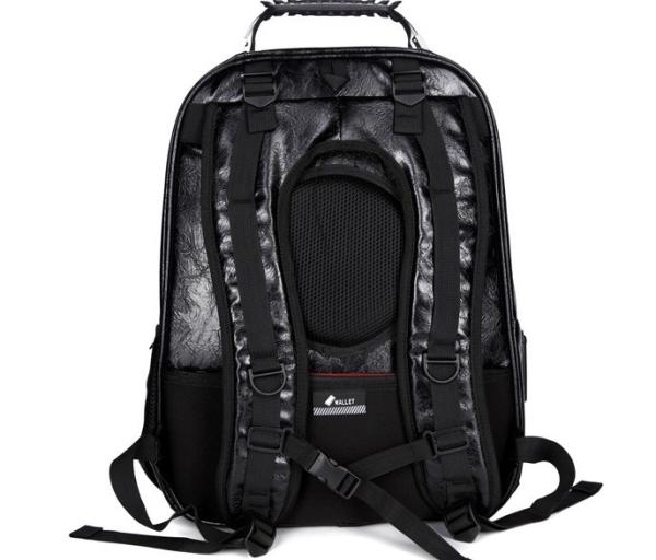 2016 new shoulder bag man pu Pio US College Wind leisure backpack travel bag tide