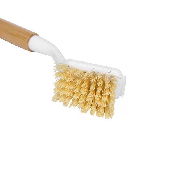 Блюдо Eco дружелюбное устойчивое бамбуковое чистит длиной деревянное щеткой чистки ручки естественное