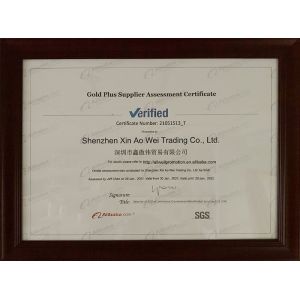 Shenzhen Xin Ao Wei Trading Co., Ltd. Сертификации