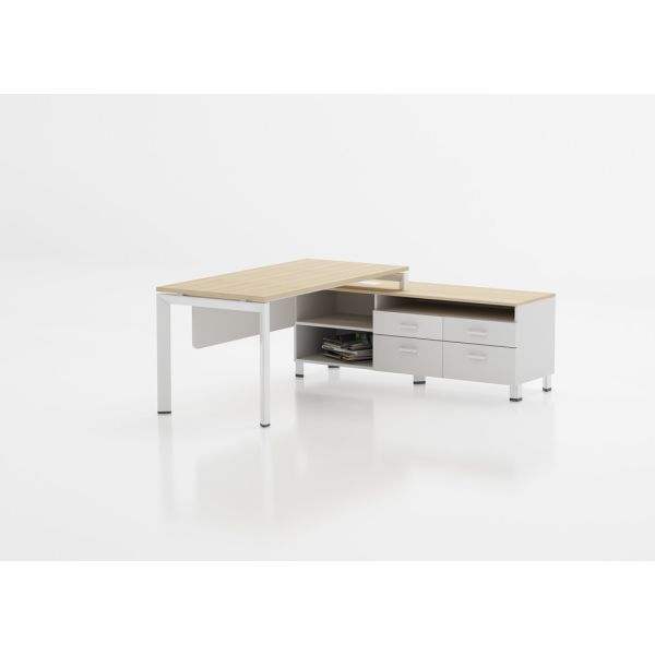 Деревянная таблица офиса менеджера/л сформировала мебель стола управленческого офиса