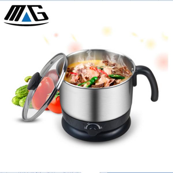 Low Noise Multifunction Electric Pot Food Grade Portable Electric Cooking Pot