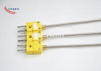 Tipo comprimento do ANSI K do sensor de par termoelétrico 1m com a bainha SS310