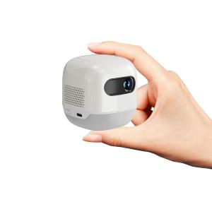 FLYIN M2 mini square DLP projector portable with built-in battery 4K outdoor